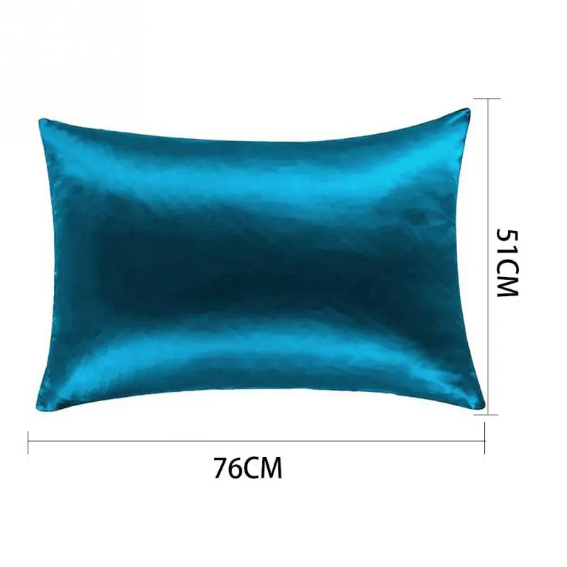 100% Mulberry Silk Pillowcase Top Quality Pillow Case 1 Pc Pillow Cover Silk Pillow Case 51cm x 66cm 13 Colors to Choose