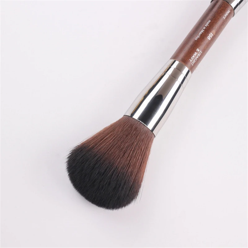 Professional Double ended Loose Powder Brush Blush Brush Contour Makeup Brush No.158 MUFE