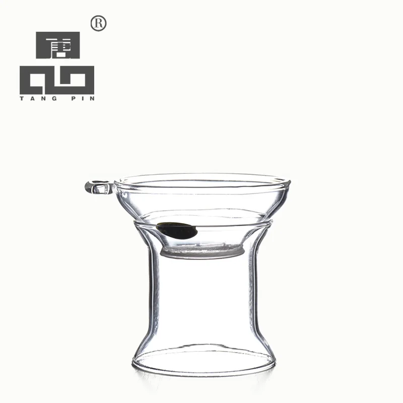 TANGPIN heat-resistant glass tea strainer with holder infuser glass tea accessories