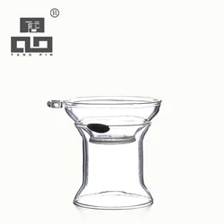 TANGPIN heat-resistant glass tea strainer with holder infuser glass tea accessories