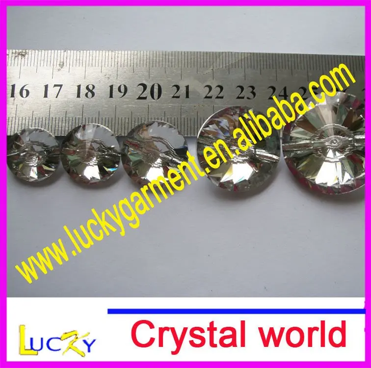 18mm&16mm  each 10000pcs fashion crystal button,sew on button,sew on crystal shine as austria rhinestone button 3015