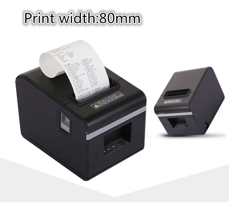 Wholesale  80mm thermal Small ticket receipt printer automatic cutting printing USB port or Ethernet port Bluetooth WIFI