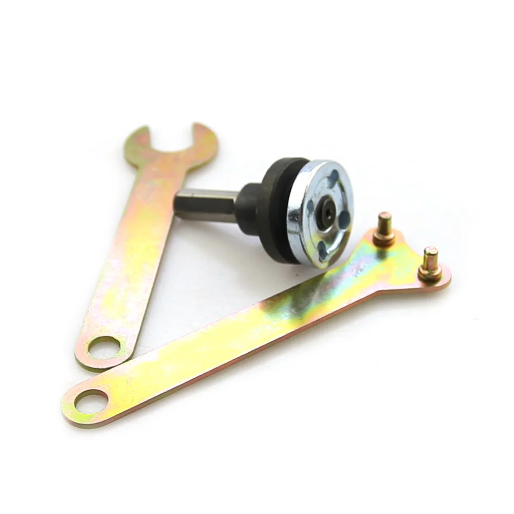 Rebarbadora de 4 "/100mm com aba para polimento, conjunto adaptador de broca, 5 em 1 para acabamento em metal