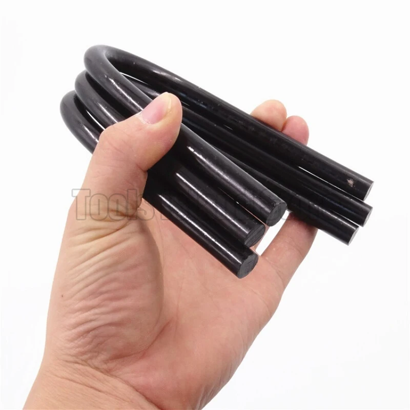 10 pcs/lot 11mm*190mm Glue Sticks Gun Adhesive DIY Tools Alloy Accessories Repair Black Hot Melt Glue Sticks