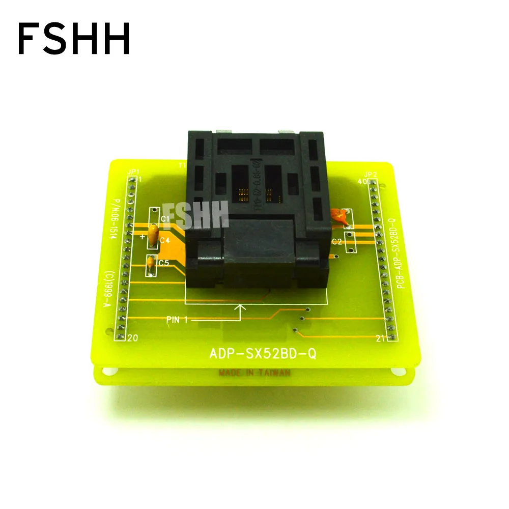 ADP-SX52BD-Q مبرمج محول ل ALL-11 مبرمج FPQ-52-0.65-02 QFP52 إلى DIP40 محول اختبار المقبس