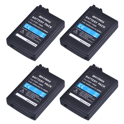 4Pcs PSP-1000 PSP1000 3600mAh 3.6V Rechargeable Battery Packs Replacement for Sony Console PlayStation