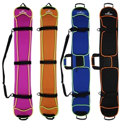 Skiing Snowboard Bag 135-155cm Scratch-Resistant Monoboard Plate Half Cover Protective Case Dumpling Skin Ski Board Bag 4 Colors