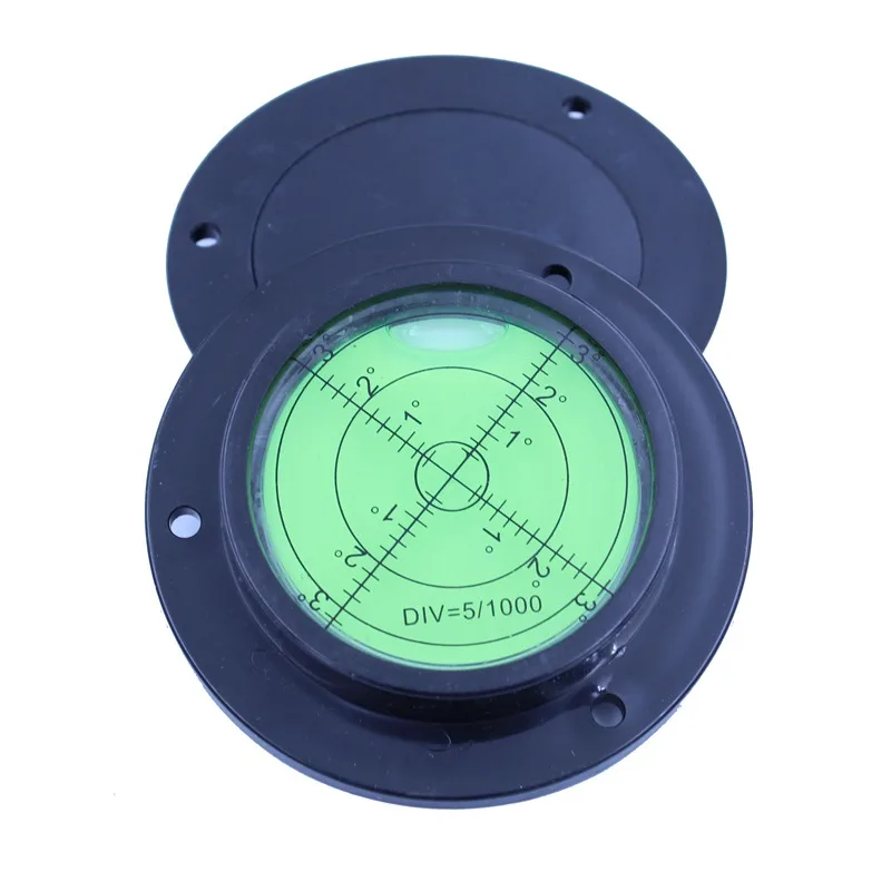 Circular Bubble Level Spirit Level Measuring Device Krenometer For Crane Size 90*17mm 1PCS