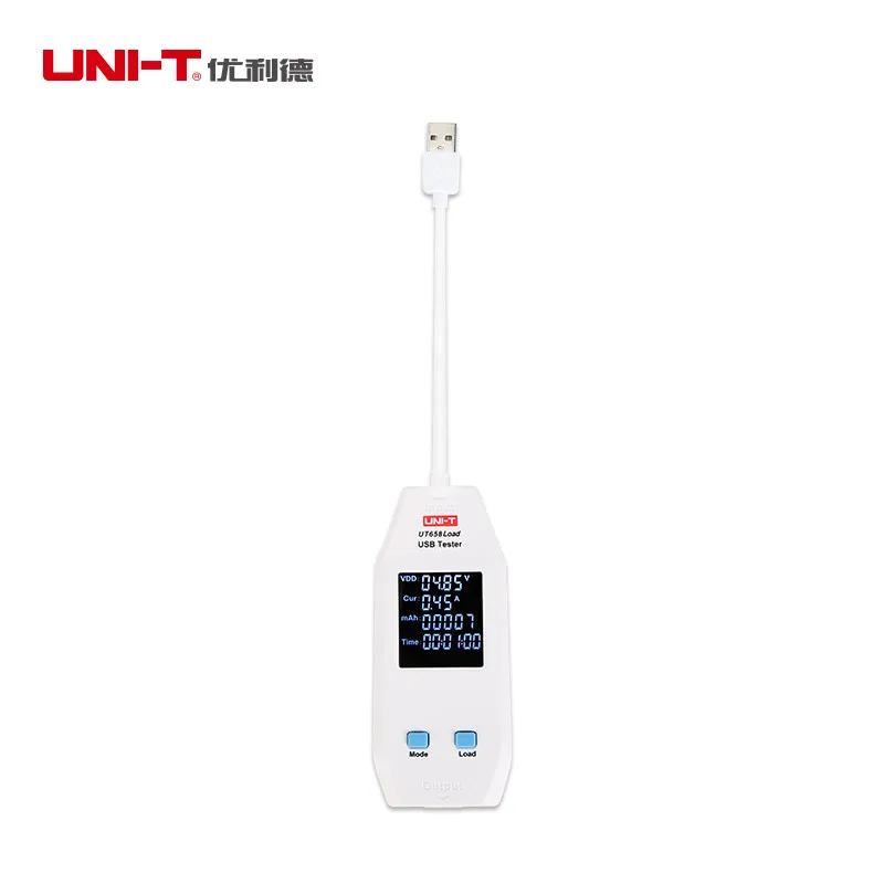 UNI-T UT658A/UT658C/UT658Dual/UT658LOAD Second-generation Type-A/Type-C USB tester; voltage/current/charge/capacity detector