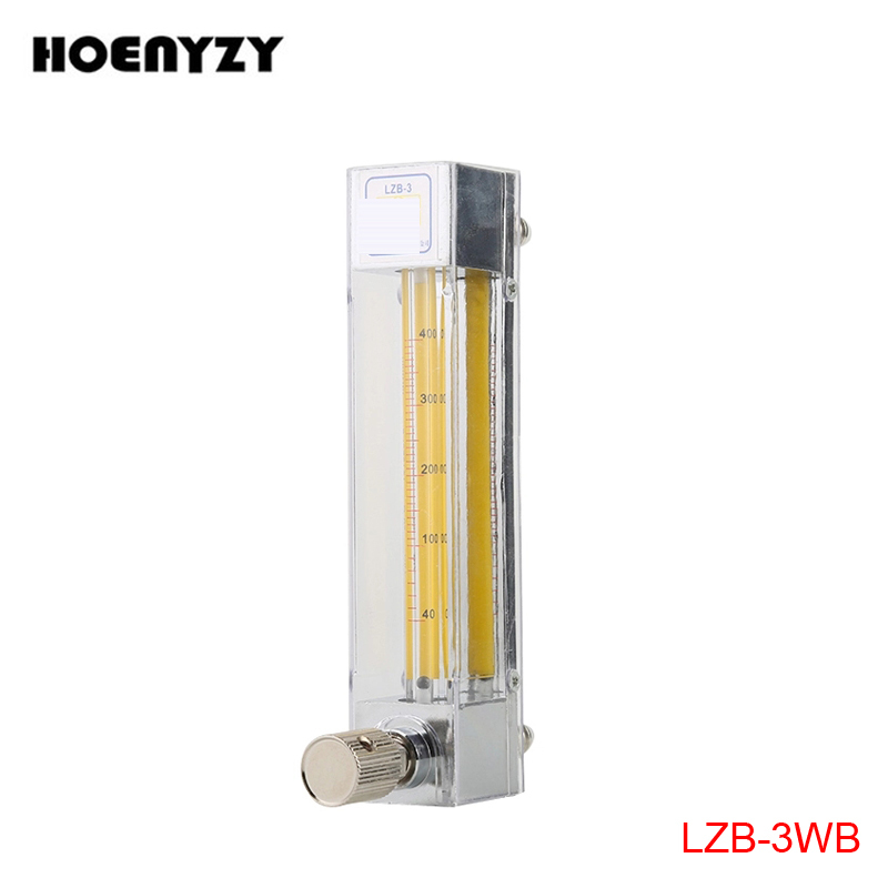 8mm Tube Glass Rotameter LZB-3WB Flow Meter Variable area flowmeter for Gas or liquid