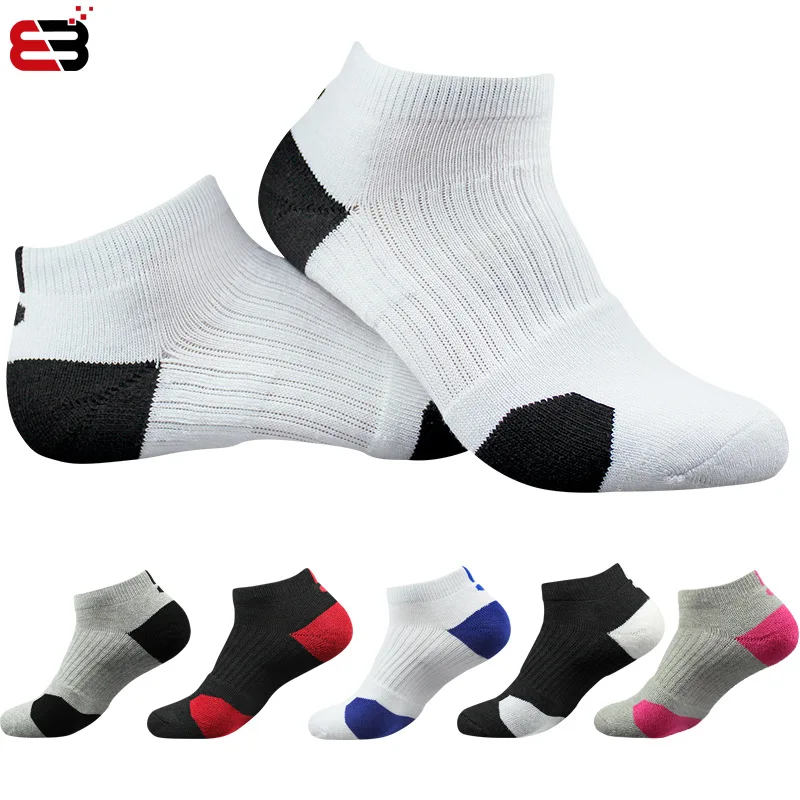 

5 Pairs Thick Crew Socks men sport cotton high quality Professional Sports Gifts Socks Short Tube man Invisible