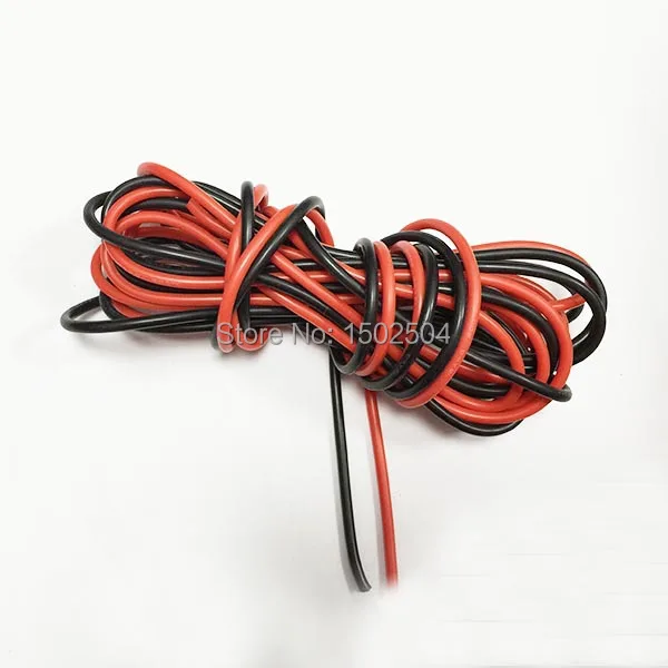 

12 AWG 2M Gauge Silicone Wire Flexible Stranded Copper Cables for RC