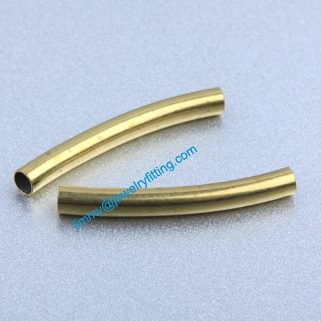 

Jewelry findings Raw Brass matel spacer tube beads Pave tube beads tube Bar 3*25*0.18mm