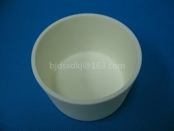 99.3% alumina crucible / 600ml / cylindrical corundum crucible / ceramic crucible