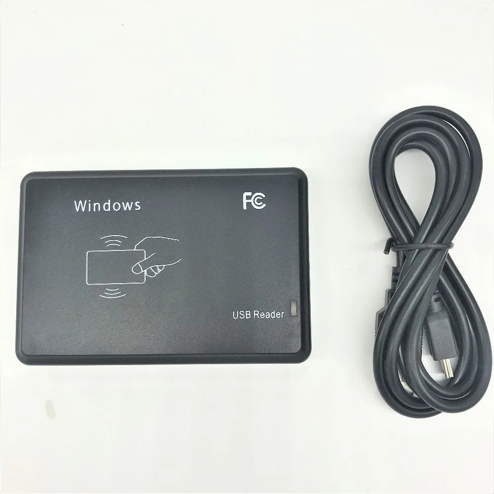 free shipping Access Control Contactless 14443A 13.56KHZ Smart IC Card Reader for Mifare NFC203/213/216 with USB NFC reader