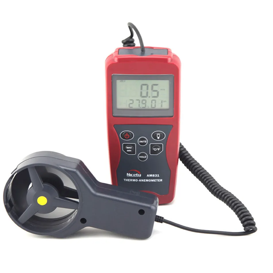 AM831 Nicety Anemometer Handheld Wind Speed Temperature Humidity Dew Point