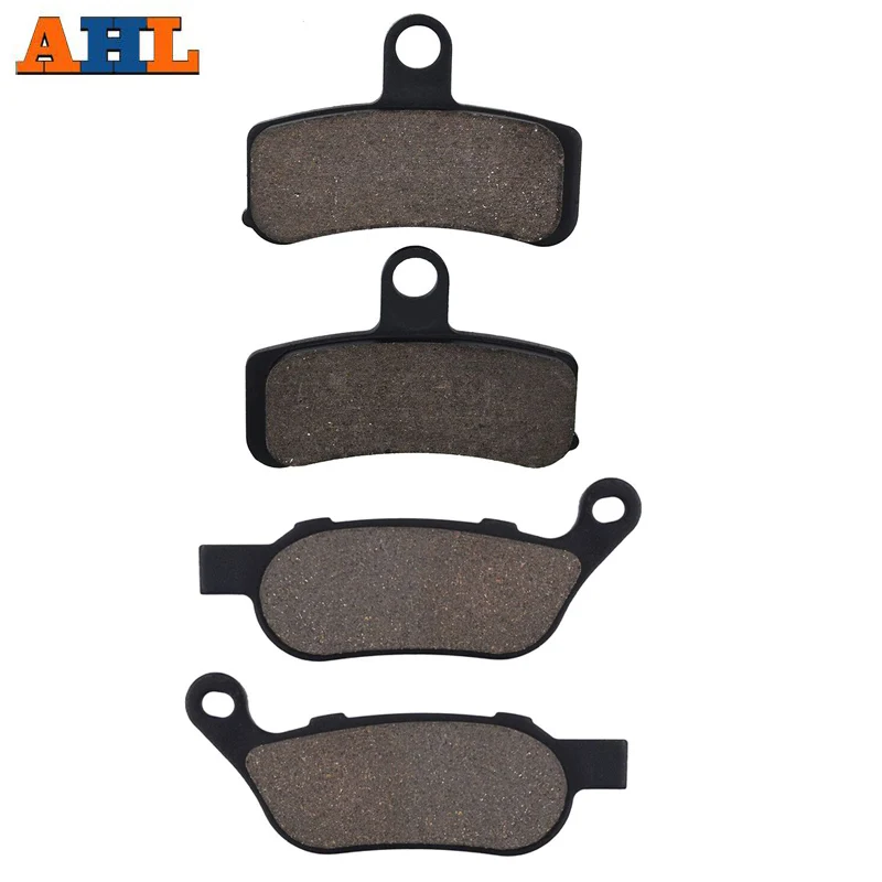 AHL Motorcycle Front Brake Pads For HARLEY FXSTB Night Train FXSTC FLS FLSTF FLSTFB FLSTN FLSTC FXCW FXCWC FLSTFB Rocker