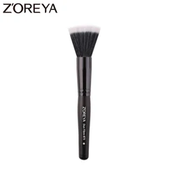 Zoreya Brand 1pcs Bristle Duo Fiber Make up Brush  Full Size Powder Brush Skin Care Black makeup brush tool