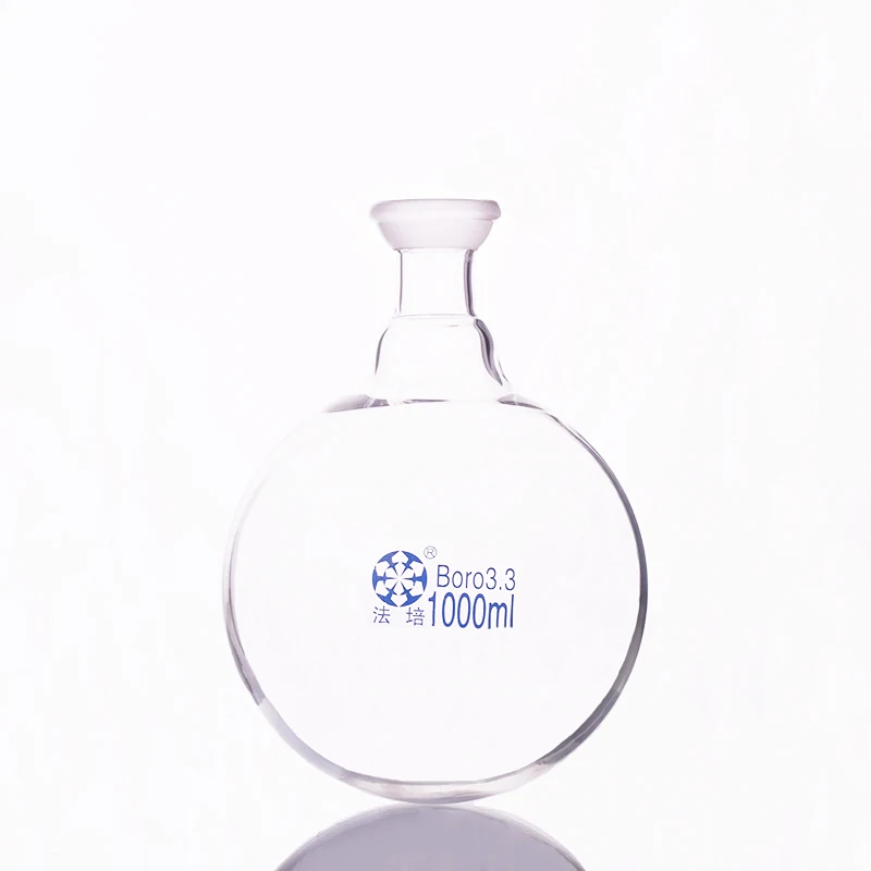 Spherical grinding mouth single neck round-bottomed flask,Capacity 1000ml,Female 35/20,Single neck round flask,Boiling flask