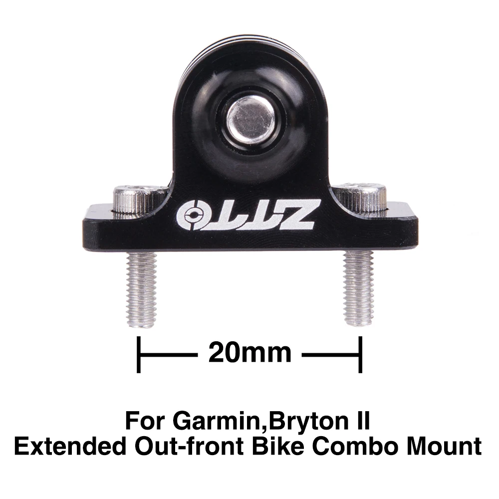 ZTTO GoPro Mount For Original Garmin Bryton II 2 igpsport Out-front Bike Computer GPS Combo Holder Handlebar Camera Adapter