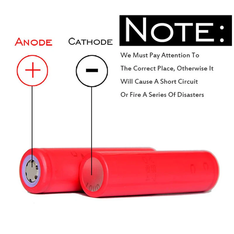 2x Original 18650 2600mAh for Sanyo Li-ion Rechargeable Battery +18650 Double Charger for Flashlight Headlight Toys