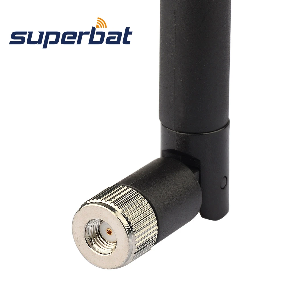 Superbat 2.4GHz 15dbi WiFi Router Tilt-Swivel Wireless LWU Antenna RP-SMA Male(Female pin) Connector