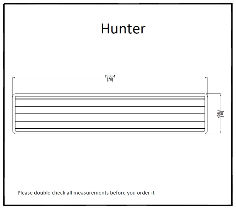 

Hunter Swim Platform Pad Boat EVA Teak Decking 1/4" 6mm