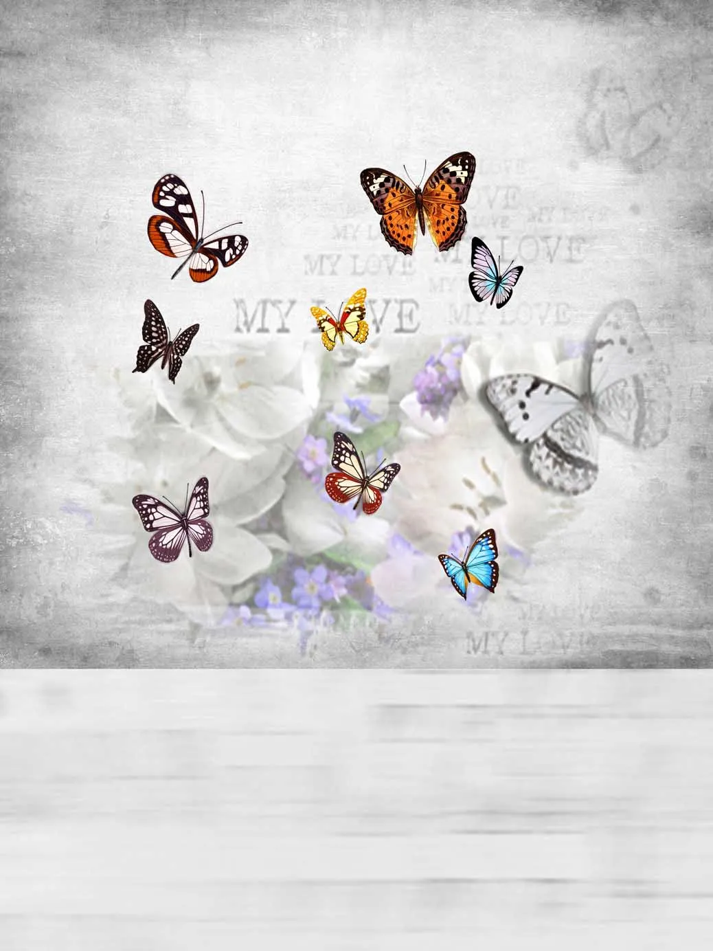 Life Magic Box background for photography butterfly fondos para fotografia backdrops for photography studio S-1800