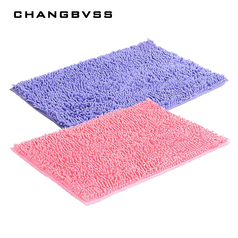 44 Large Size 60*90cm/70*140cm Cheap Thicken Chenille Bath Mat, Bathroom Rug Carpet for Living Room Floor Mat Tapete De Banheiro