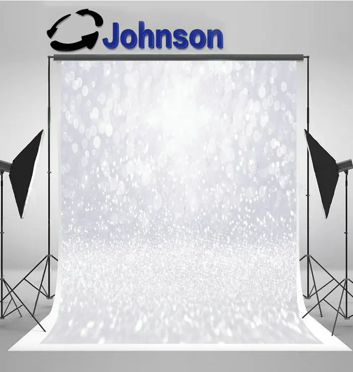 

Winter Birthday Silver And White Glitter Sparkly Christmas Diamonds backgrounds Computer print wedding photo backdrop