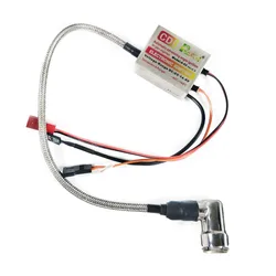 Rcexl Electronic Ignition Single Cylinder CDI NGK-BPMR6F-14mm 90 Degree Cap with Hall Sensor Bracket for RC Gas Engine Airplane