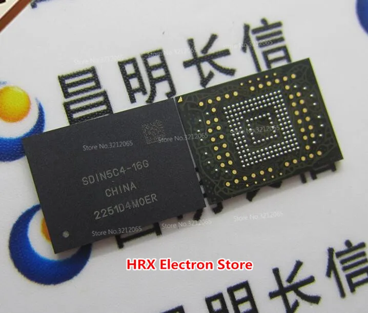 100% New Original SDIN5C4-16G SDIN8DR1-16G BGA EMMC Chip