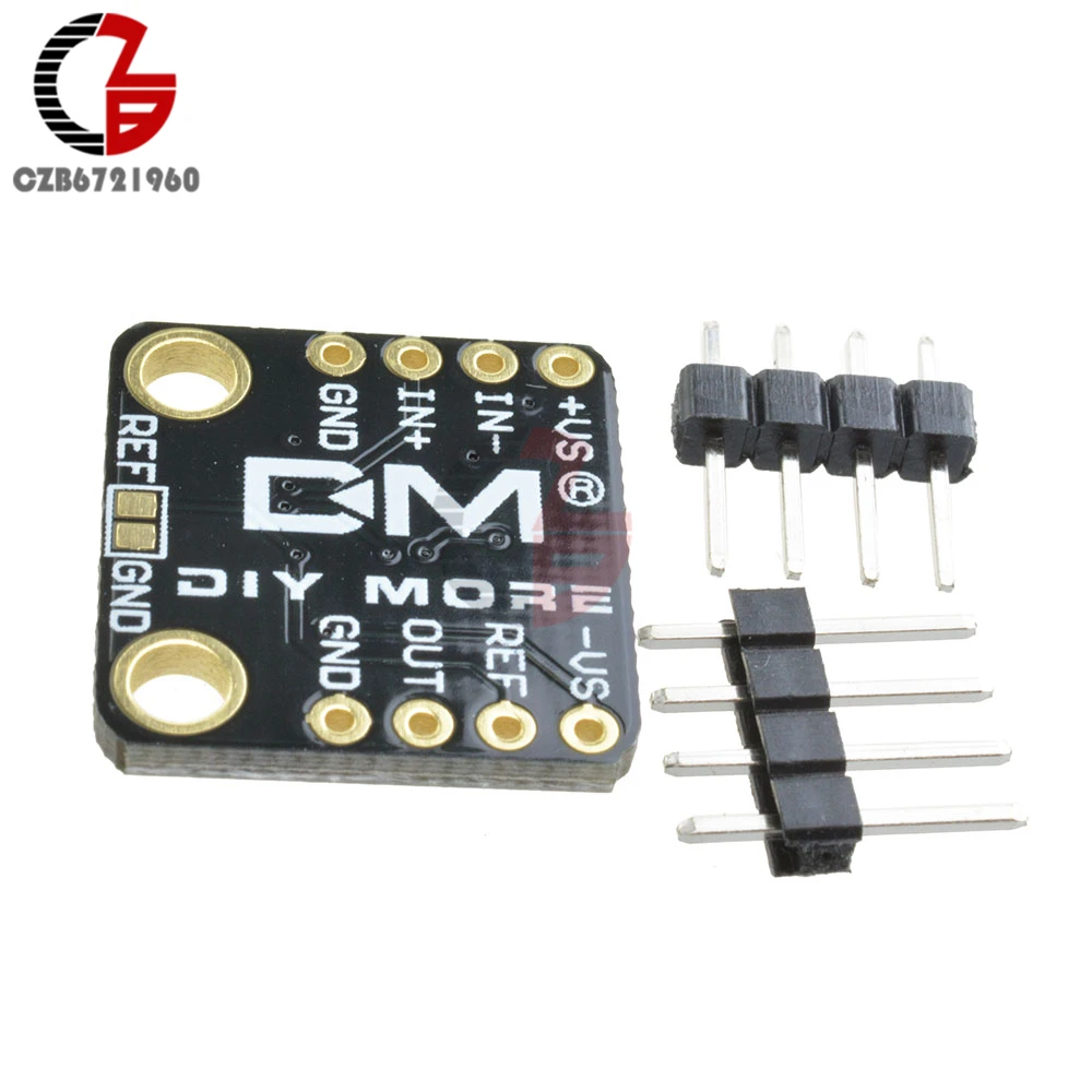 AD623 Gain Instrument Meter Amplifier Module CMRR Gauge AMP Board Dual Single Polarity DC 3V 5V 12V for Transducer Thermocouple