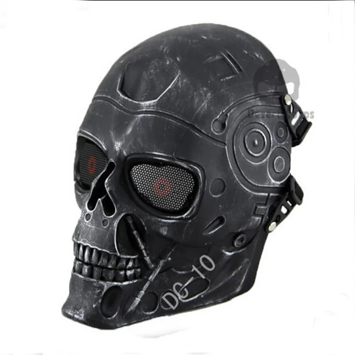 Halloween New Terminator mask Full Face Airsoft Mask Survival CS Wargame Field game Cosplay Terminator Movie Military Army mask