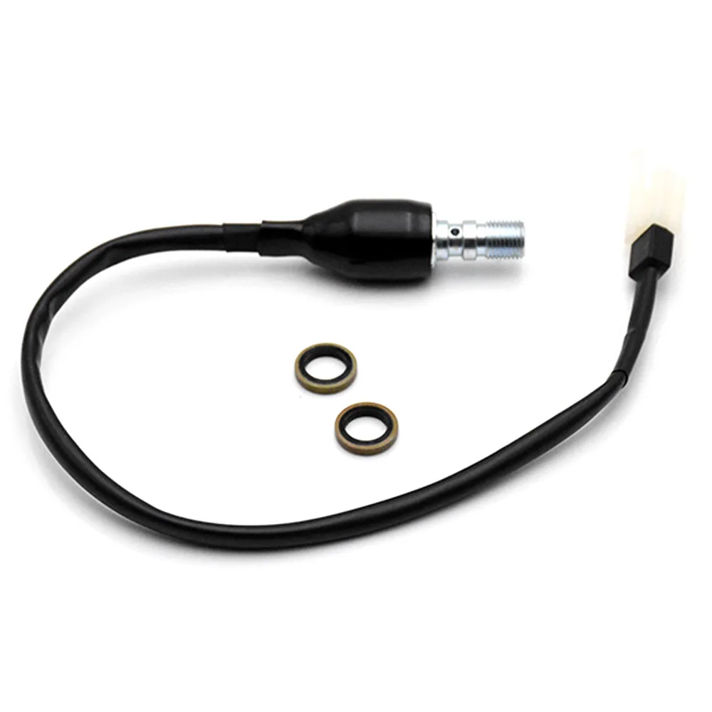 Motorcycle Hydraulic Brake Light Pressure Switch Banjo Bolt M10 x 1.25mm /M10 x 1mm Pitch for Honda Kawasaki Yamaha Nissan ATVs