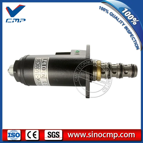 Excavator solenoid valve YB35V00052F3 KDRDE5K-31/30C50-123 for Kobelco SK210-8