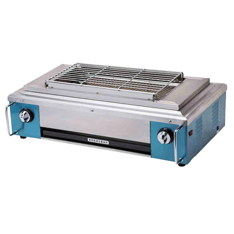 Stainless Steel BBQ Grill Gas Barbecue Roaster Gas Infrared Grill Commercial Household BBQ Gas Oven Smokeless Gas Oven