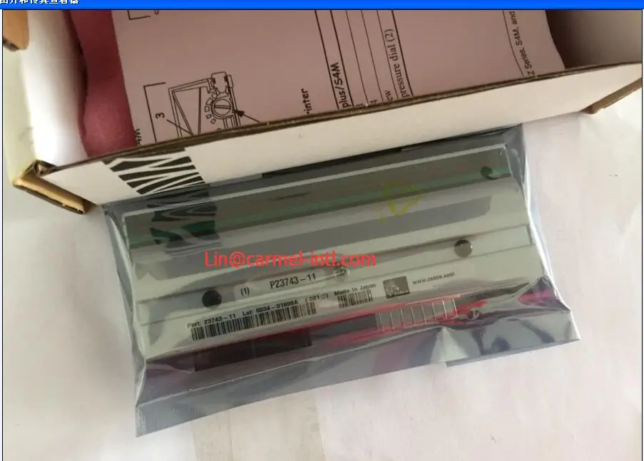 

Print head for zebra 140XI4 203DPI barcode printer part,printhead ZEBRA 140Xi4 Printhead 203 dpi P1004234 new Compatible