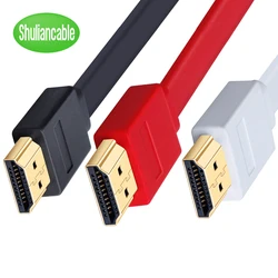 Kabel płaski kabel wideo HDMI 1.4 1080P 3D kabel do HDTV XBOX PS3