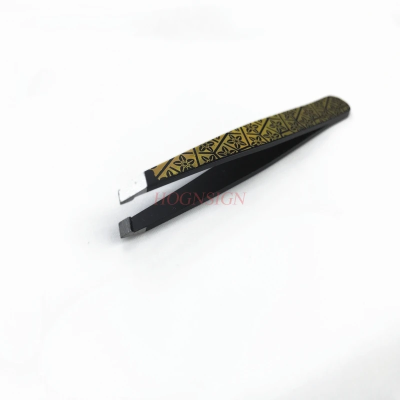 طرف مائل أدوات ماكياج الحاجب الملقط Forcep الفولاذ المقاوم للصدأ الرموش الصناعية كليب مزيل الشعر أداة تجميل الوجه يشكلون بيع