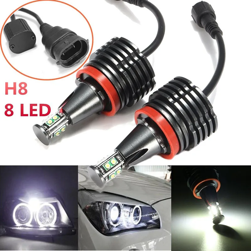 Imagem -02 - Canbus Led Angel Eyes Halo Lâmpada para Bmw E90 E92 E82 E60 E70 x5 x6 Peças 80w