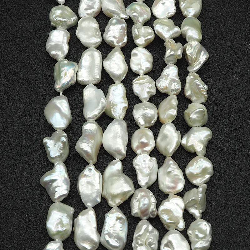 Natural Freshwater Pearls Beads Irregular Shape Baroque Loose Pearl Beads For Jewelry Making DIY Necklace 10-15mm about 26pcs