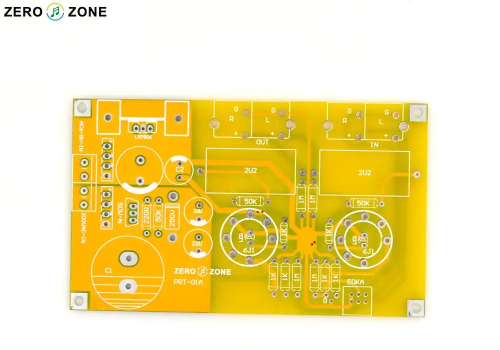 PRT-01A-6J1 Tube preamplifier PCB Board DIY Free ship