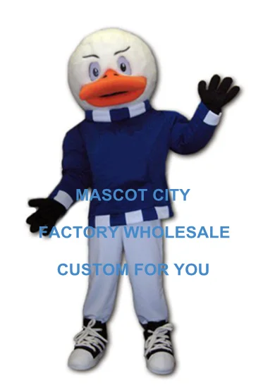 Hot Sale Cool Goose Mascot Costume Adult Size Poultry Fowl Cartoon Character Mascotte Mascota Fancy Dress Suit Kit Fit SW1127