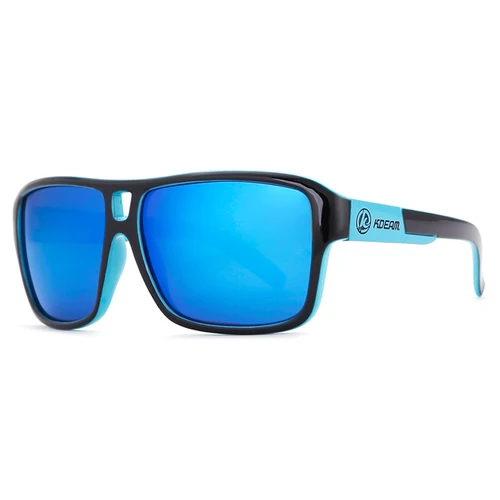 Imagen 2 del producto KDEAM-gafas de sol polarizadas para hombre, lentes de sol con protección de los ojos, color negro mate, para deporte de Surf, KD520