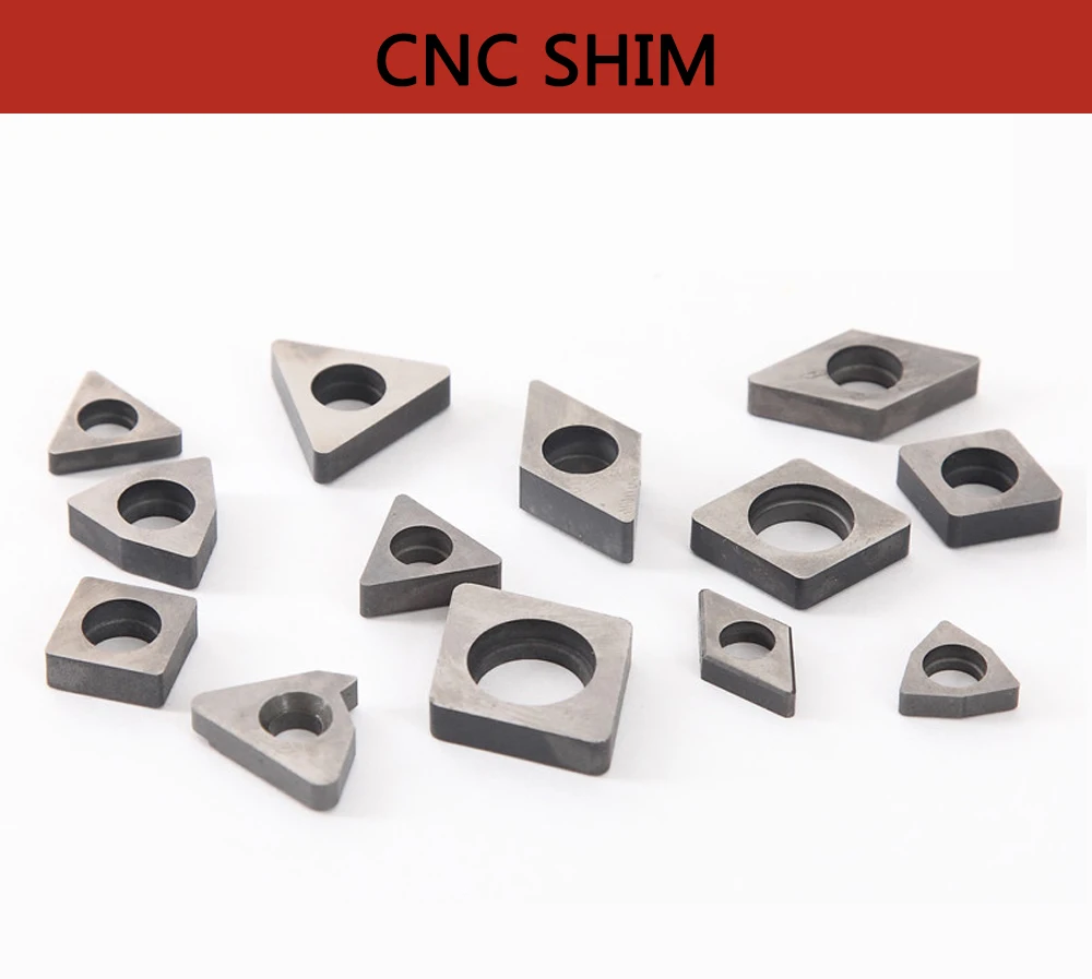 10PCS Hartmetall Shim Sitz Für Drehen Einsätze MC1204 MT1603 MC1904 MV1603 MS1204 MC1204 MD1504 MW0804 CNC Hartmetall Shim Einsatz – Detail 1