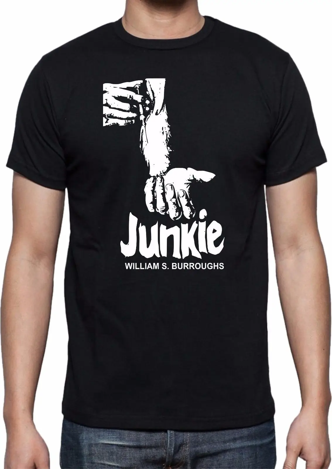 2019 Summer New Tshirt Summer Men William S. Burroughs 'Junkie' T-Shirt - Buch, Autor, Verschiedene Sizes/Farben Design T Shirt