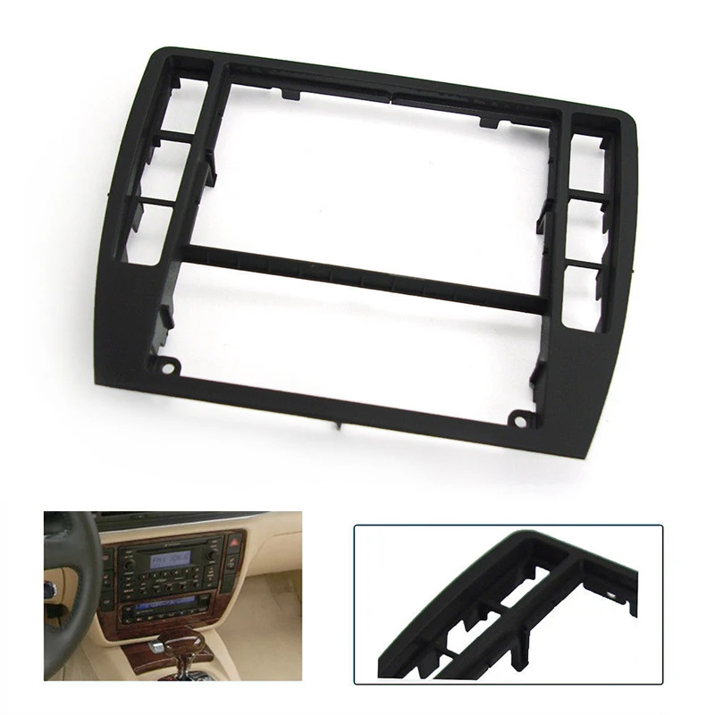 JX-LCLYL Black Car Center Console Stereo Radio Panel Face Trim For 2001-2005 VW Passat B5