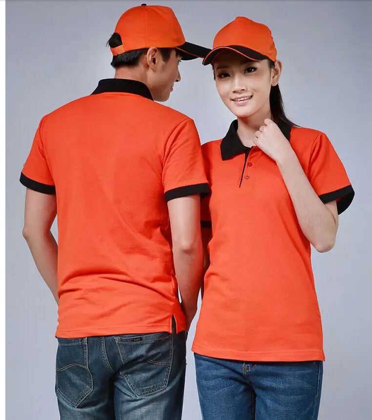 The hotel waiter service catering fast-food service summer female T-shirt hotel supermarket Hot pot.