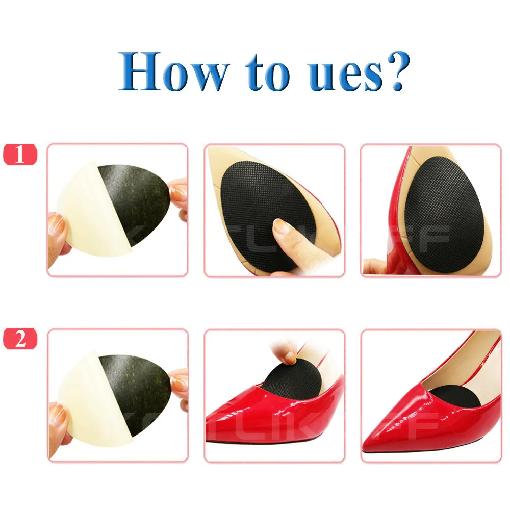 KOTLIKOFF Anti-Slip Shoes Mat Self-Adhesive High Heel Sole Protector Rubber Pads Cushion Non Slip Insole High Heel Sticker